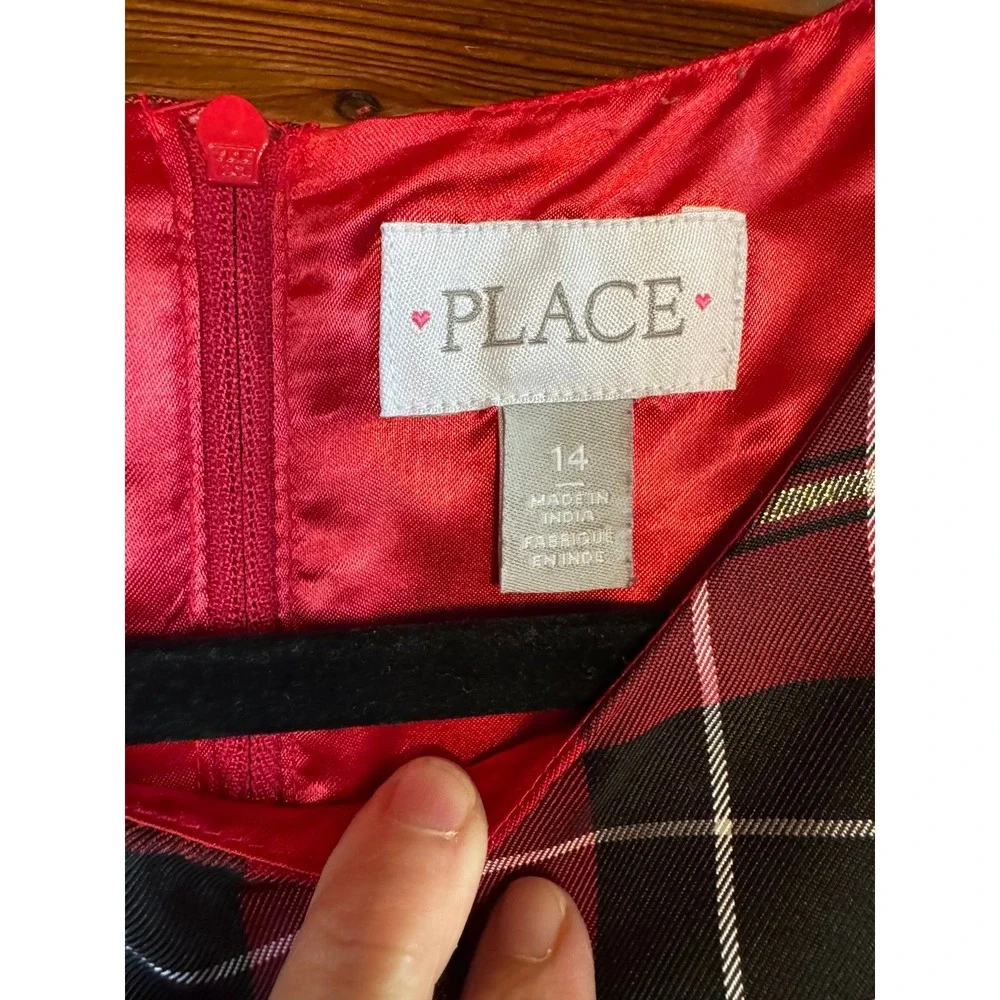 The Childrens Place red plaid